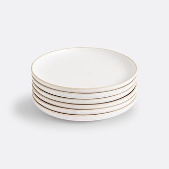 La Redoute Interieurs Set van 6 dessertborden, in mat aardewerk, Nordik