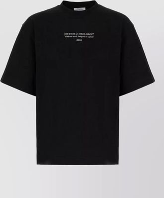Off-white logo print short sleeve t-shirt