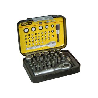 Stanley Llave Carraca 39 Piezas 1/4 Stanley