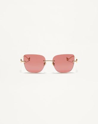 Valentino Geometric Metal Eyewear Wo