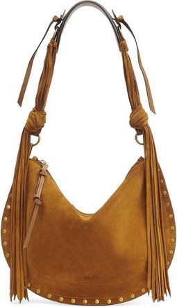 Isabel Marant Oskan Studded Fringed Shoulder Bag
