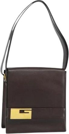 Gucci Pre-owned Cross Body Bags, female, Brown, Size: ONE SIZE Pre-owned Vintage Cross Body Bag