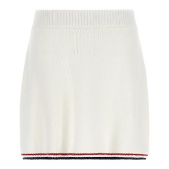 Brunello Cucinelli Mini Skirt - Linea Active - female - Brunello Cucinelli - Short Skirts - White - 2XS - Skirts