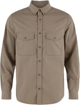 Fj&auml;llr&auml;ven &Ouml;vik G-1000 Shirt L/S Hemd f&uuml;r Herren | braun/beige
