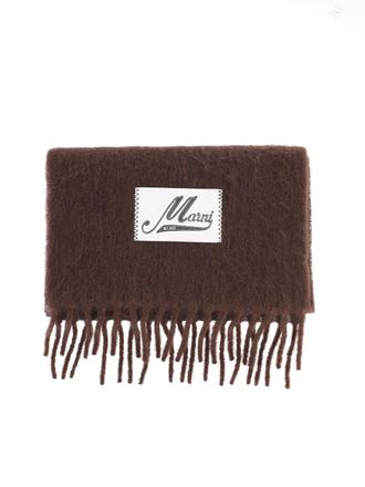 Marni Womens Scarfs Brown Alpaca