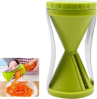 OEM Espiralizador De Verduras - M&aacute;quina Para Hacer Espaguetis De Verduras - 1 Pieza - Verde - Acero Inoxidable