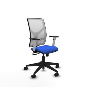 Piqueras y Crespo Silla De Oficina Piqueras Y Crespo Motilla Blanco Soporte Lumbar Ajustable