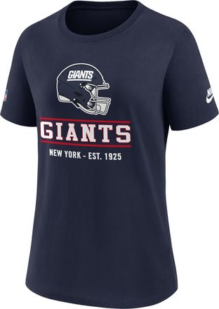 Nike New York Giants Sideline Alt Nike Womens Dri-FIT NFL T-Shirt in Blue | 03KQ41SQ8I-TC1