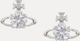 Vivienne Westwood Reina Earrings Silver Cubic Zirconia Women