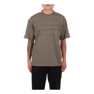 Napapijri Uomo, Top, Verde, M, new