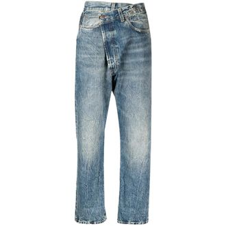 R13 Crossover High-rise Jeans