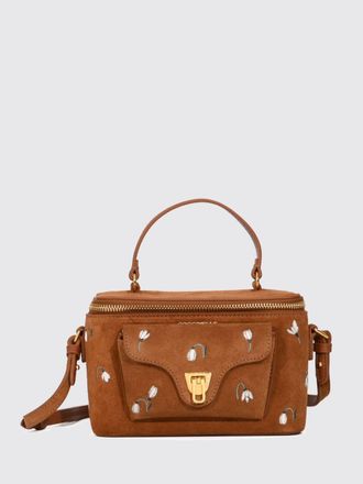 Coccinelle Borsa mini Beat Generation in pelle scamosciata con ricamo