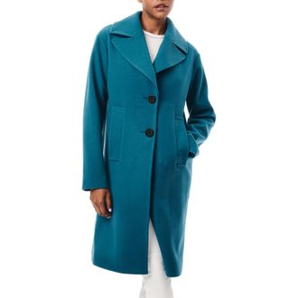 Bernardo Desk to Dinner Oversize Coat in Dark Cyan at Nordstrom, Size X-Small