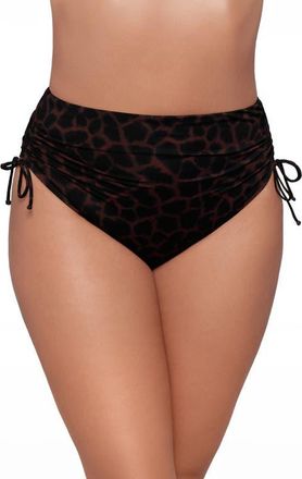 S3 Cinch High Waist Adjustable Bottoms in Giraffe Sangria at Nordstrom, Size X-Large