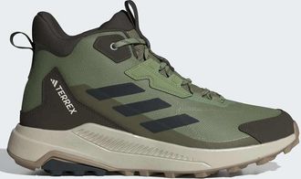 adidas Terrex anylander mid scarpe da trekking in verde tent / core black