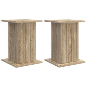 vidaXL Soporte De Plantas 2 Pcs Roble Sonoma 30,5 X 30 X 43 Cm Vidaxl
