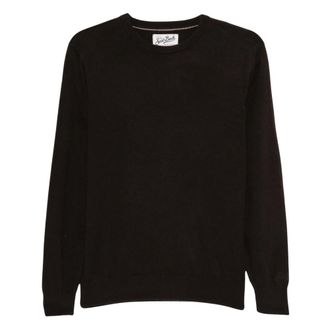 MC2 Saint Barth Regent Merinocash Crewneck - Heren - Truien - Bruin - Maat: S Wol