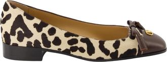 Valentino Garavani Luipaardprint ballerinas voor dames - Dames - Ballerinas - Beige - 38 EU - Schoenen