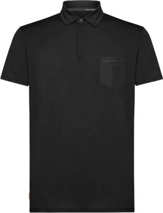 Roberto Ricci Design Zwarte Polo Revo Shirt - Heren - Polos - Zwart - L - Katoen - Tops