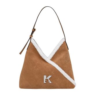 Karl Lagerfeld Geo Small Handtas - Dames - Tassen - Bruin - Maat: ONE Size Leer