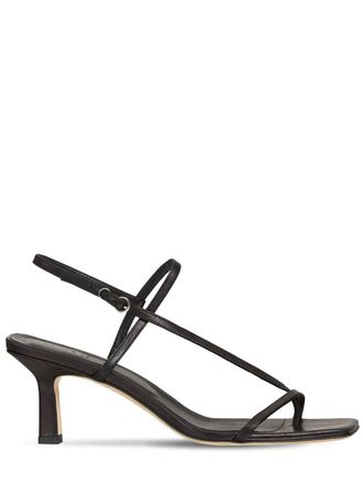 Aeyde 65mm Elise Leather Thong Sandals