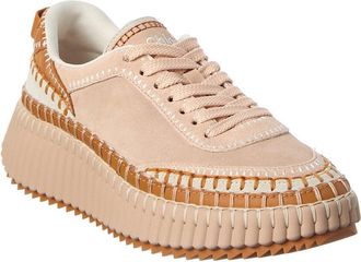 Chlo&eacute; Nama Leather & Suede Sneaker