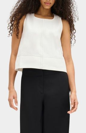 Aligne Susan Organic Cotton Blend Swing Top in White at Nordstrom, Size 10