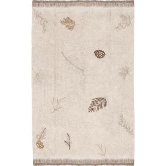 Lorena Canals Washable Rug Pine Forest in Natural, Brown, Olive, Grey at Nordstrom