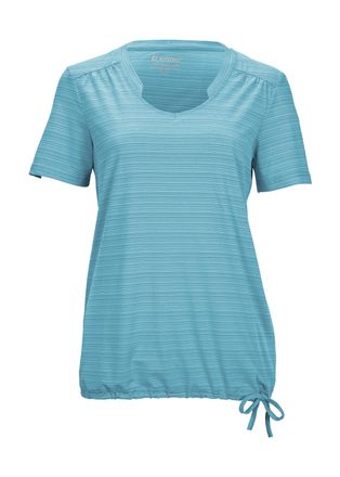 Killtec T-Shirt KILLTEC KOS 46 WMN TSHRT, Damen, Gr. 36, blau, Obermaterial: 93% Polyester, 7% Elasthan, Rundhals, Shirts T-Shirt, Schnelltrocknend, feuchtigk