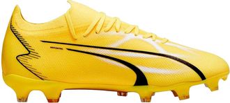 Puma Volwassen unisex Ultra Match voetbalschoenen (Blazing Yellow/Puma Black/Puma White)