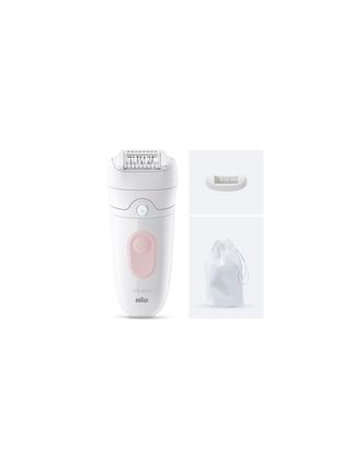 Braun Silk-&eacute;pil 5 Se5-011 Epilador Wet&dry Con 28 Pinzas Tecnolog&iacute;a Microgrip Blanco
