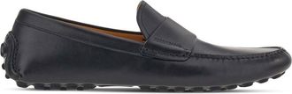 Ferragamo Saddle driver loafers - men - CALFSKIN/CALFSKIN/Goat Skin/CALFSKIN - 5.5 - Black