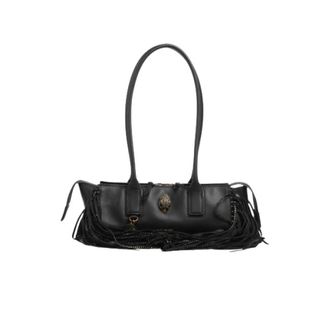 Kurt Geiger Sloane Soft Shoulder Bag - Dames - Tassen - Zwart - Maat: ONE Size Leer