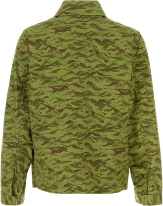 Palt&ograve; Mens Dante Jacket Green Cotton Nylon