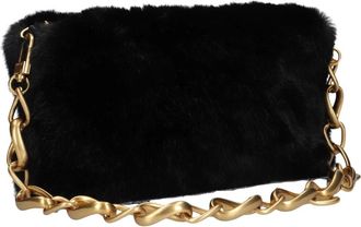 Ted Baker Elegante Zwarte Schoudertas Cuddles - Dames - Schoudertassen - Zwart - ONE Size - Wol - Tassen
