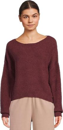 UGG Novalie Slouchy Pullover Womens Sweatshirt Wild Grape : XL, Polyester