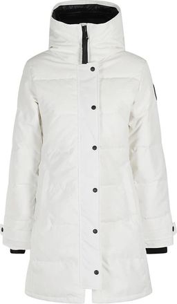 Canada Goose Parka Jas voor Koud Weer - Dames - Parka Jassen - Wit - L - Katoen - Jassen