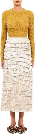 Ulla Johnson Eloise Layered Skirt In Opal