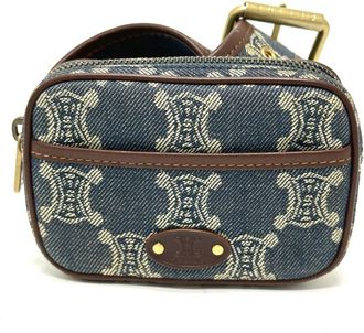 Celine Blue Denim Fanny Pack Pouch (Pre-Owned)