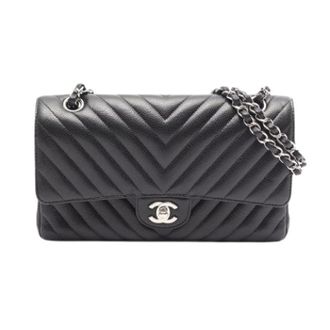 Chanel Pre-owned Vintage Shoulder Bag - Dames - Pre-owned - Zwart - Maat: ONE Size Leer