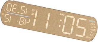 OEM Reloj Despertador Digital - Reloj De Mesita De Noche - Organizaci&oacute;n Del Dormitorio - Mecanismo Silencioso - N/a - Acabado Imitaci&oacute;n Madera