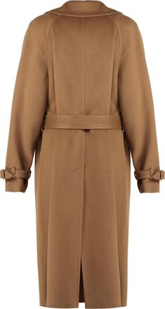 Celine Womens Chesterfield Camel Wool Coat