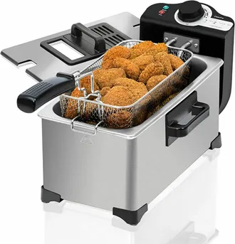 Cecotec Cecotec Cleanfry Freidora El&eacute;ctrica Acero Inoxidable 3 L