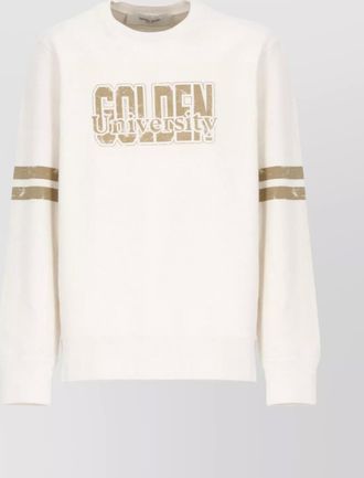 Golden Goose crew neck graphic print sweater