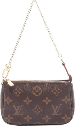 Louis Vuitton Pre-owned Handbags, female, Brown, Size: ONE SIZE Pre-owned Monogram Canvas Pochette