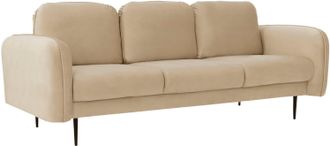 HOME AFFAIRE 3-Sitzer »Skidi« mit losen Rückenkissen und Keder oben auf der Armlehne