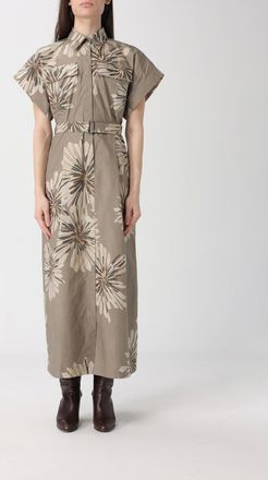 Brunello Cucinelli Abito chemisier Brunello Cucinelli in cotone stampato