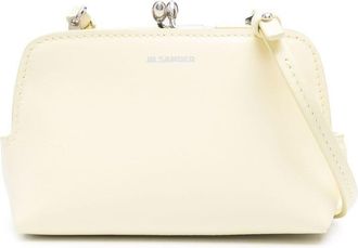 Jil Sander kisslock leather mini bag - women - Calf Leather - OS - Yellow