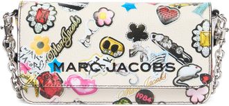Marc Jacobs Mini Sticker Print Crossbody Bag in White Multi at Nordstrom Rack