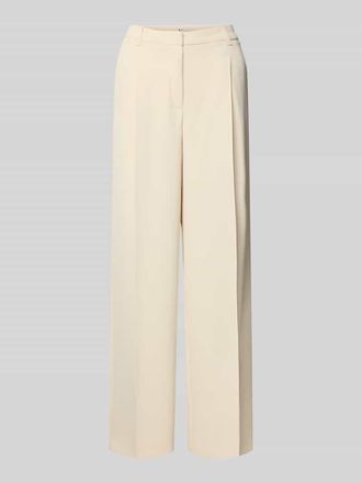 Vera Mont Stoffhose mit B&uuml;gelfalte in Hellgelb, Gr&ouml;&szlig;e 34